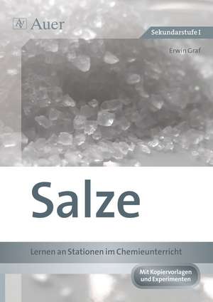 Salze - Lernen an Stationen im Chemieunterricht de Erwin Graf