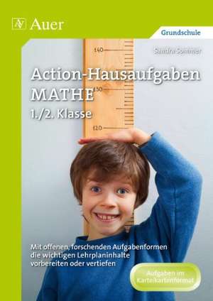 Action-Hausaufgaben Mathe 1+2 de Sandra Sommer