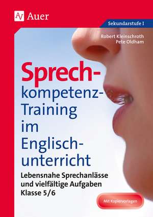 Sprechkompetenz-Training im Englischunterricht 5-6 de Robert Kleinschroth