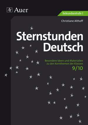 Sternstunden Deutsch 9/10 de Christiane Althoff