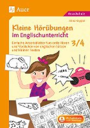 Kleine Hörübungen im Englischunterricht 3/4 de Alina Krygiel