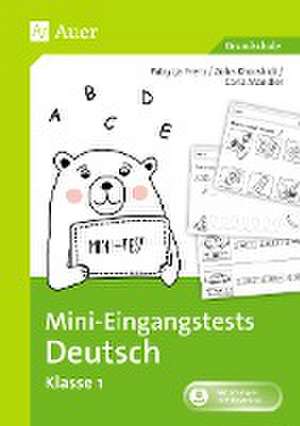 Mini-Eingangstests Deutsch - Klasse 1 de Patrycja Frenz