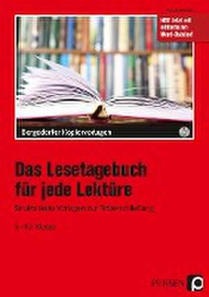 Das Lesetagebuch für jede Lektüre de Frauke Wietzke