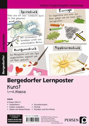 Lernposter Kunst - 1.-4. Klasse de Kerstin Engel