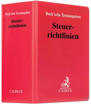 Steuerrichtlinien (mit Fortsetzungsnotierung). Inkl. 193. Ergänzungslieferung