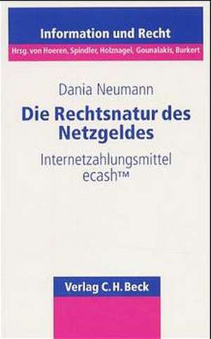 Die Rechtsnatur des Netzgeldes de Dania Neumann