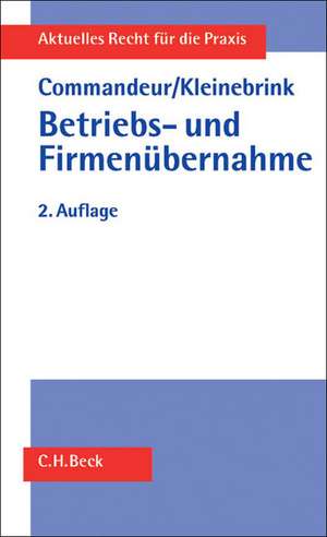 Betriebs-, Firmen- und Vermögensübernahme de Gert Commandeur