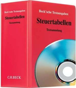 Steuertabellen (ohne Fortsetzungsnotierung). Inkl. 160. Ergänzungslieferung