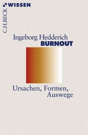 Burnout de Ingeborg Hedderich