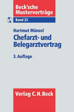 Chefarzt- und Belegarztvertrag de Hartmut Münzel