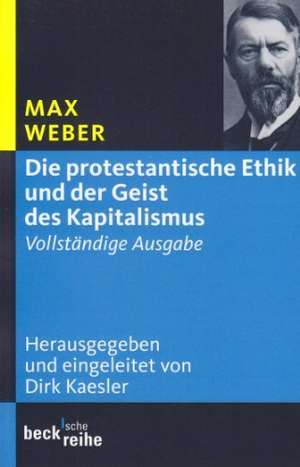 Die protestantische Ethik und der Geist des Kapitalismus de Max Weber