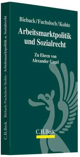 Arbeitsmarktpolitik und Sozialrecht de Karl-Jürgen Bieback