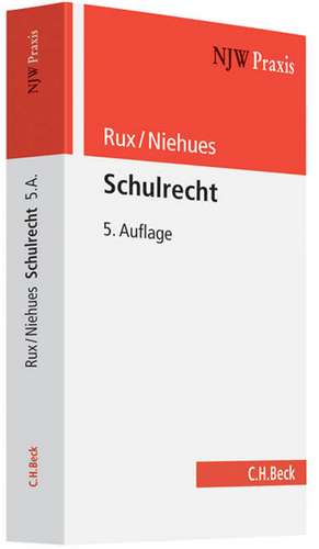 Schulrecht de Norbert Niehues