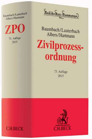 Zivilprozessordnung de Adolf Baumbach