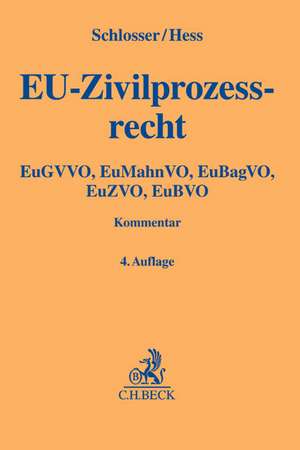 EU-Zivilprozessrecht de Peter F. Schlosser