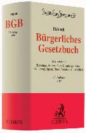 Bürgerliches Gesetzbuch de Peter Bassenge