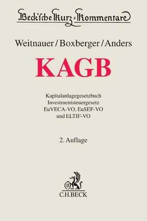 KAGB de Wolfgang Weitnauer