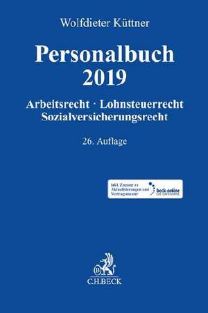 Personalbuch 2019 de Jürgen Röller