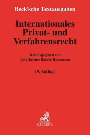 Internationales Privat- und Verfahrensrecht de Erik Jayme