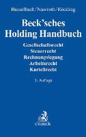 Beck'sches Holding Handbuch de Kai Hasselbach