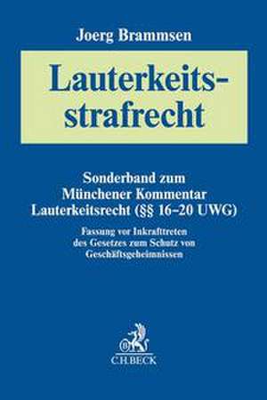 Lauterkeitsstrafrecht de Joerg Brammsen
