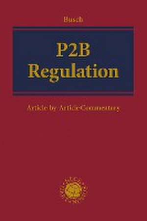 P2B Regulation de Christoph Busch