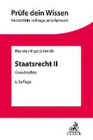 Staatsrecht II de Thorsten Ingo Schmidt