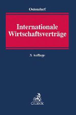 Internationale Wirtschaftsverträge de Patrick Ostendorf