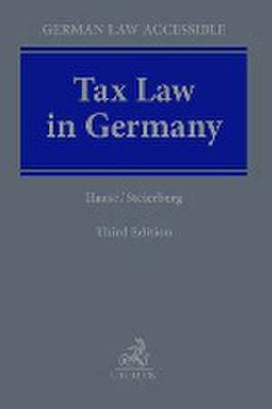 Tax Law in Germany de Florian Haase