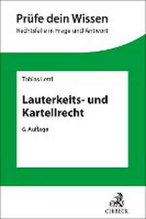 Lauterkeits- und Kartellrecht de Hans-Peter Schwintowski