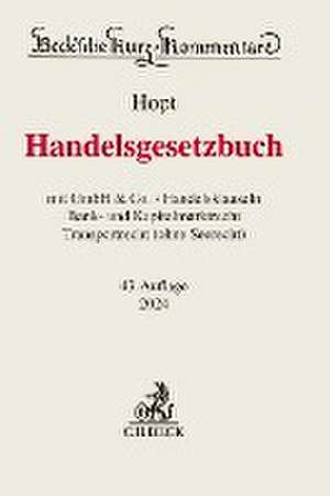 Handelsgesetzbuch de Klaus J. Hopt