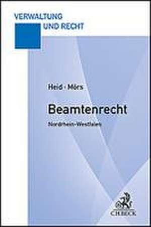 Beamtenrecht NRW de Daniela A. Heid