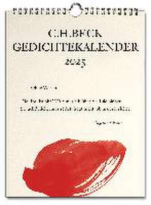 C.H. Beck Gedichtekalender de Dirk Von Petersdorff