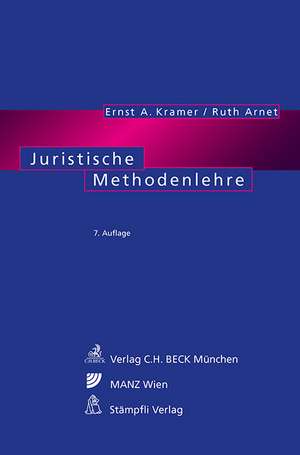 Juristische Methodenlehre de Ernst A. Kramer