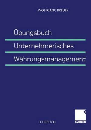 Übungsbuch Unternehmerisches Währungsmanagement de Wolfgang Breuer