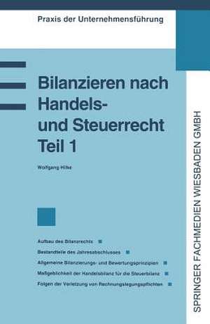 Bilanzieren nach Handels- und Steuerrecht, Teil 1: Aufbaus des Bilanzrechts. Bestandteile des Jahresabschlusses. Allgemeine Bilanzierrungs- und Bewertungsprinzipien. Maßgeblichkeit der Handelsbilanz für die Steuerbilanz. Folgen der Verletzung von Rechnungslegungspflichten de Wolfgang Hilke