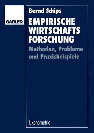 Empirische Wirtschaftsforschung: Methoden, Probleme und Praxisbeispiele de Bernd Schips