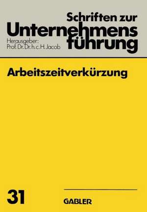 Arbeitszeitverkürzung de H. Jacob