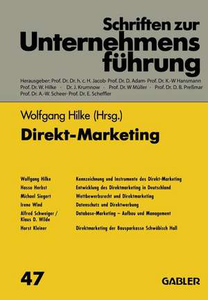 Direkt-Marketing de Wolfgang Hilke