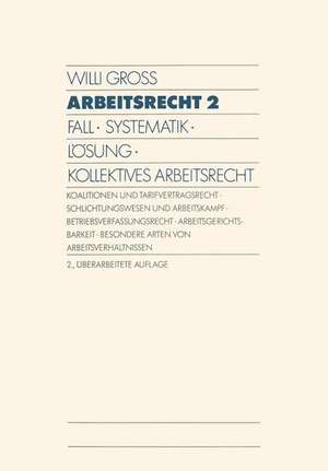 Arbeitsrecht 2: Fall · Systematik · Lösung · Kollektives Arbeitsrecht de Willi Gross