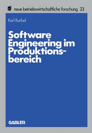 Software Engineering im Produktionsbereich de Karl Kurbel