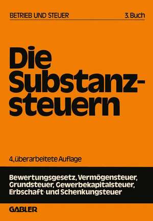 Die Substanzsteuern de Gerd Rose