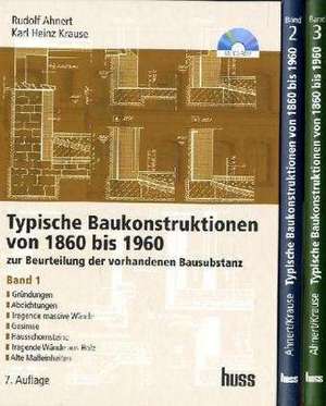 Typische Baukonstruktionen von 1860-1960. Buchpaket/ 3 Bde. de Karl-Heinz Krause