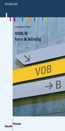 VOB/B de Helmut Meyer-Abich