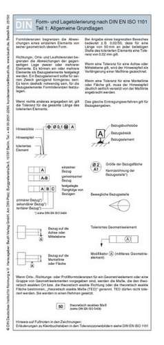 Form- und Lagetolerierung nach DIN EN ISO 1101 de Harry Bertschat