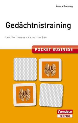 Pocket Business. Gedächtnistraining de Annette Brunsing