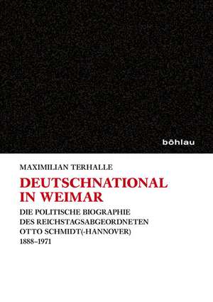 Deutschnational in Weimar de Maximilian Terhalle