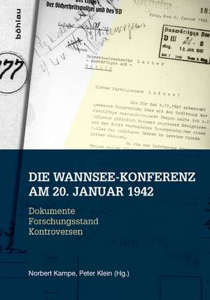 Die Wannsee-Konferenz am 20. Januar 1942 de Norbert Kampe