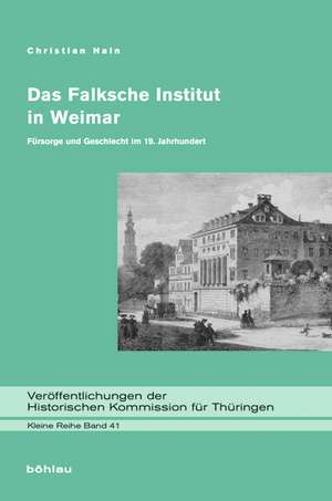 Das Falksche Institut in Weimar de Christian Hain