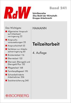 Teilzeitarbeit de Wolfgang Hamann